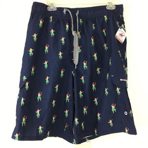 Beverly Hills Polo Club Hybrid Short Swim Trunks M